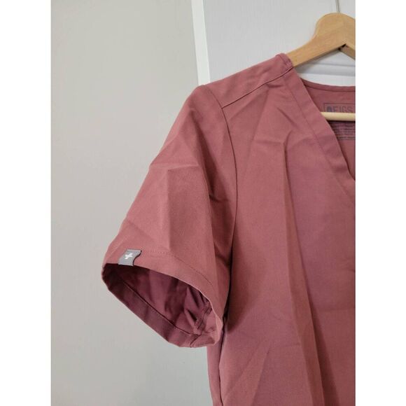 Figs Mauve Scrubs Sz M/tall - Picture 3 of 11